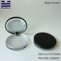 Round 59MM Pan Size Empty Blush Compact Powder Cosmetic Case